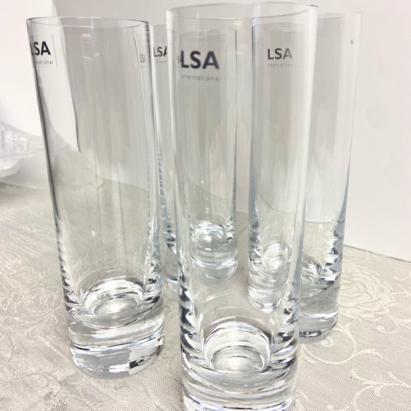 LSA International Long Drink Glasses 4pc. Highball - Picture 3 of 10